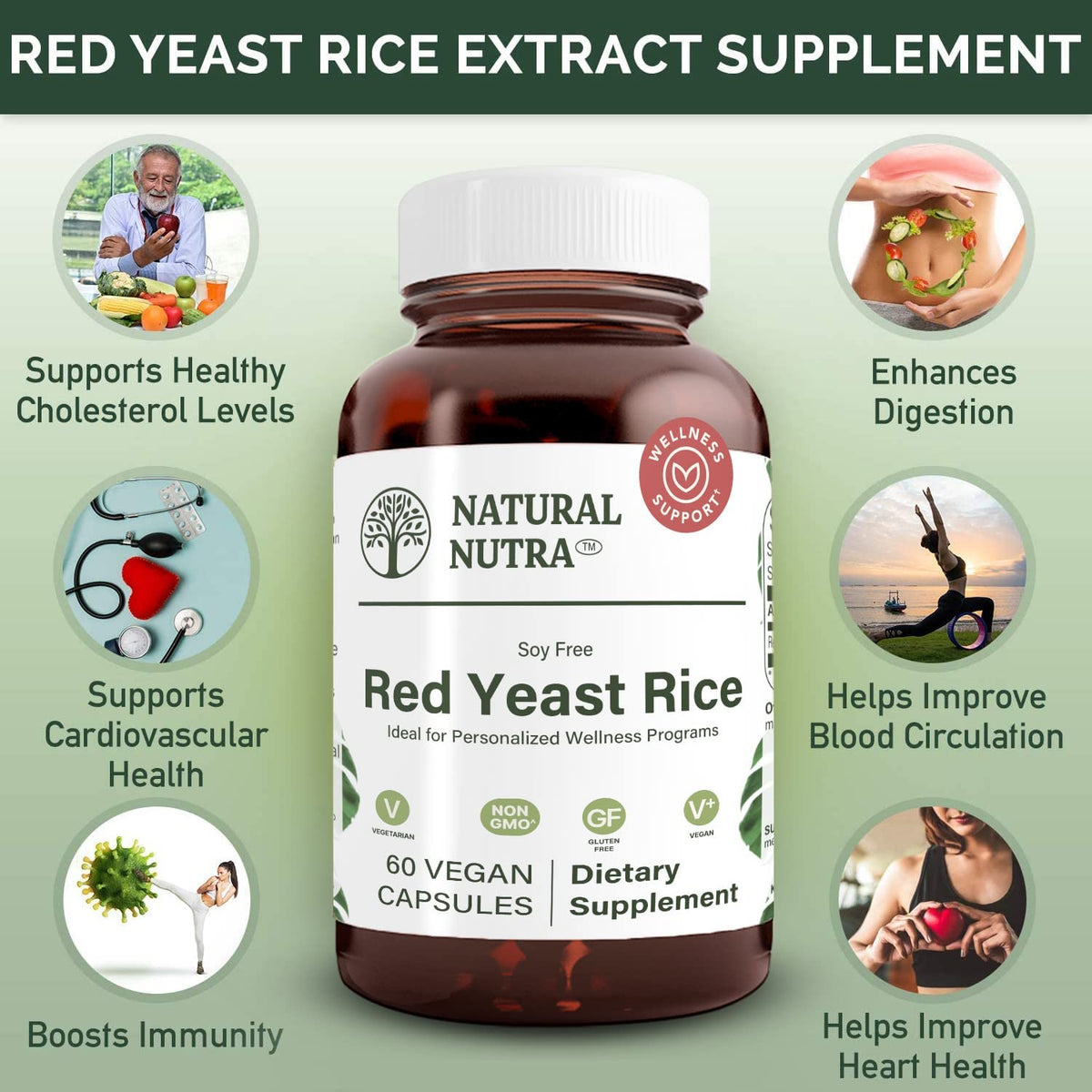 Baglæns helvede chokerende Natural Nutra Red Yeast Rice Extract