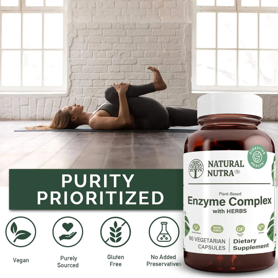 ENZYME COMPLEX FOR A NATURAL DIGESTIVE AID
