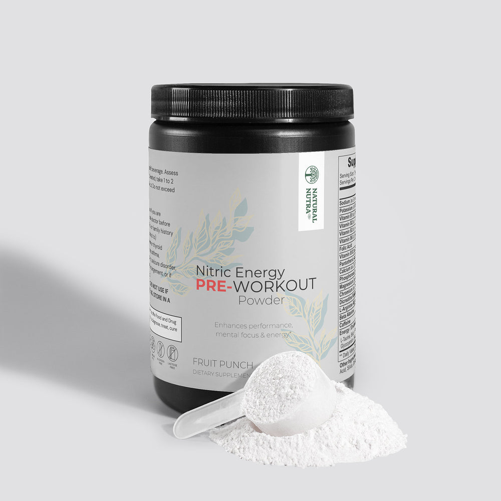 
                  
                    Natural Nutra Nitric Shock Pre-Workout Powder (Fruit Punch). - Natural Nutra
                  
                