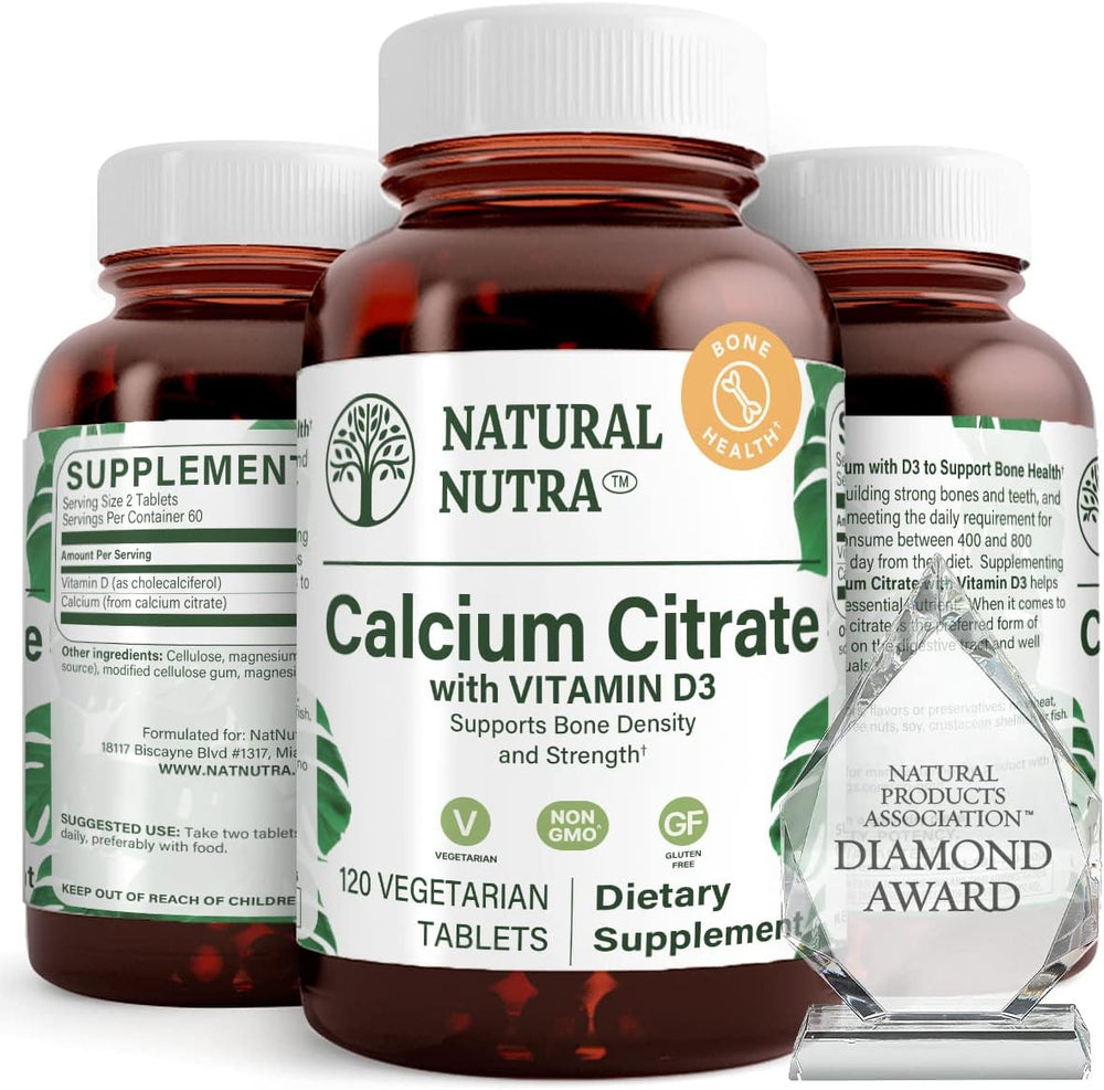 
                  
                    Calcium Citrate with Vitamin D3 - Natural Nutra
                  
                