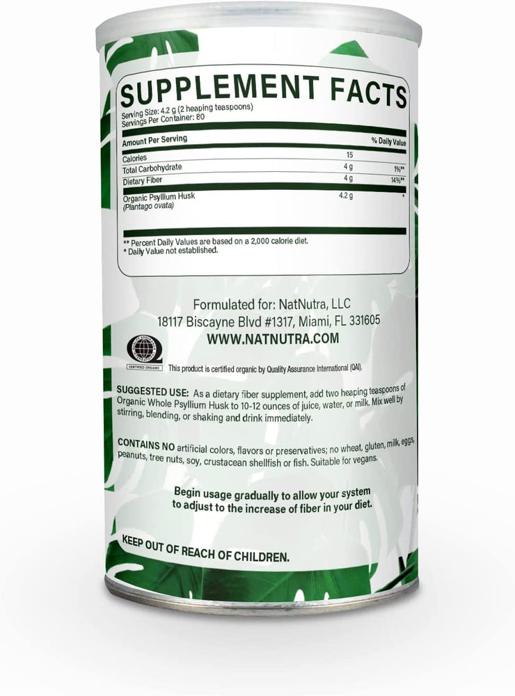 
                  
                    Organic Psyllium Husk - Natural Nutra
                  
                