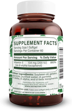 
                  
                    Vitamin E 200 IU - Natural Nutra
                  
                