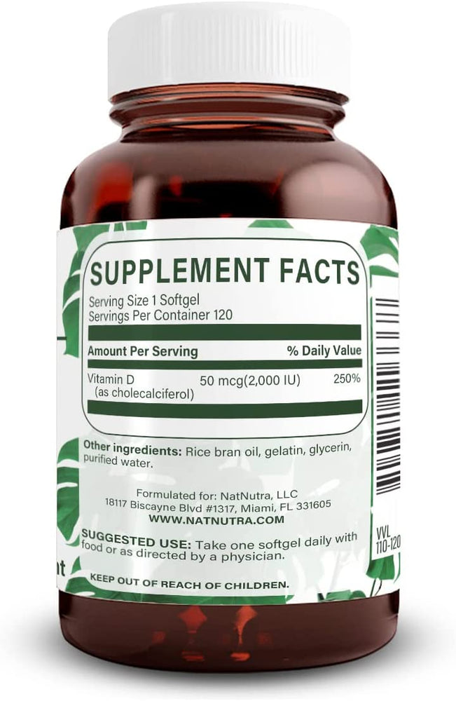 
                  
                    Vitamin D3 2,000 IU - Natural Nutra
                  
                