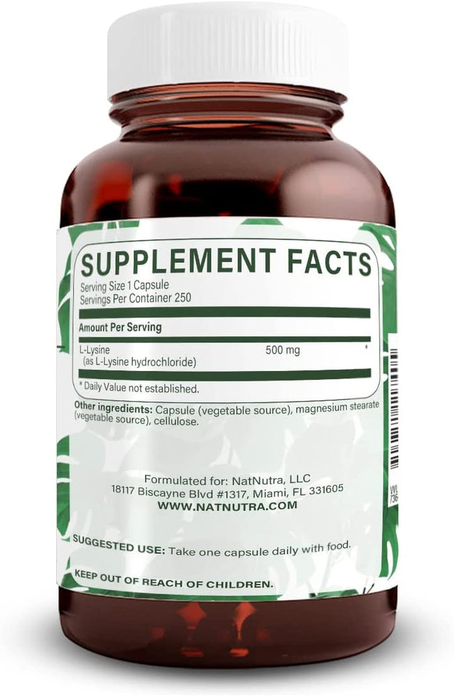 Natural Nutra L-Lysine Natural Nutra L-Lysine