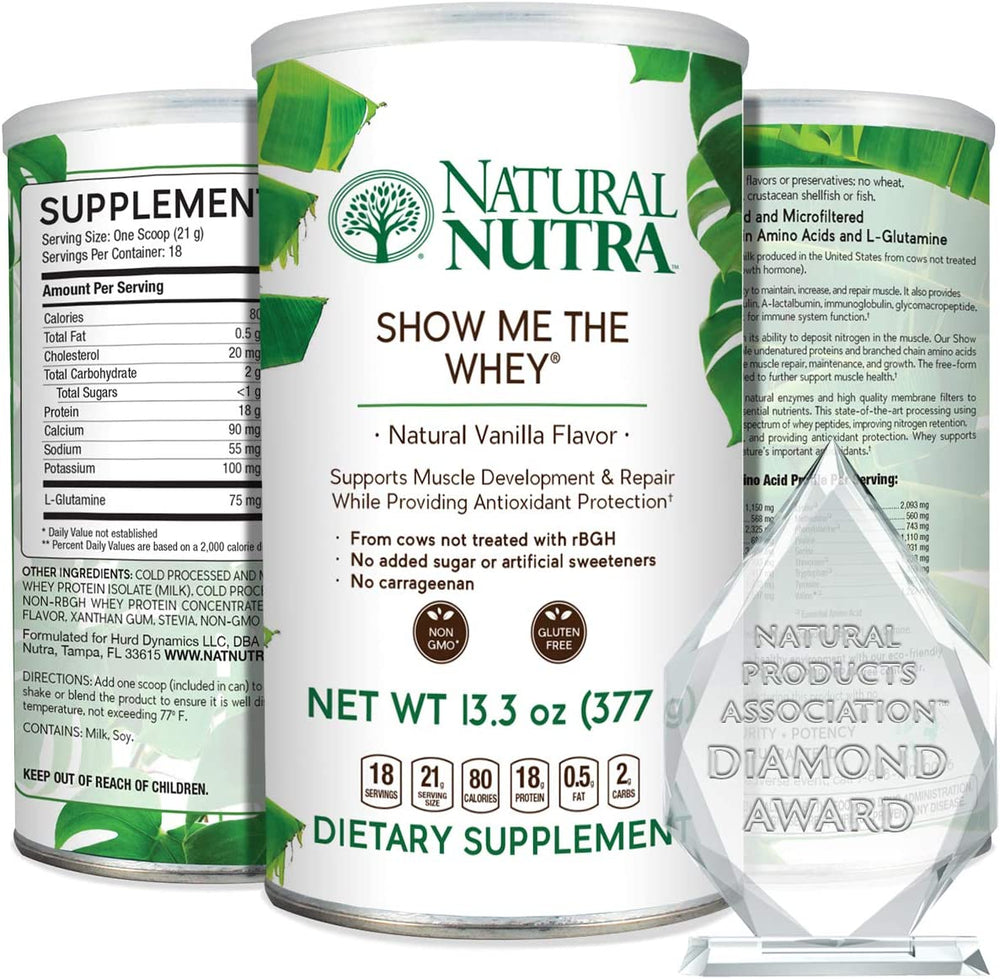 Whey Protein Powder - Vanilla - Natural Nutra