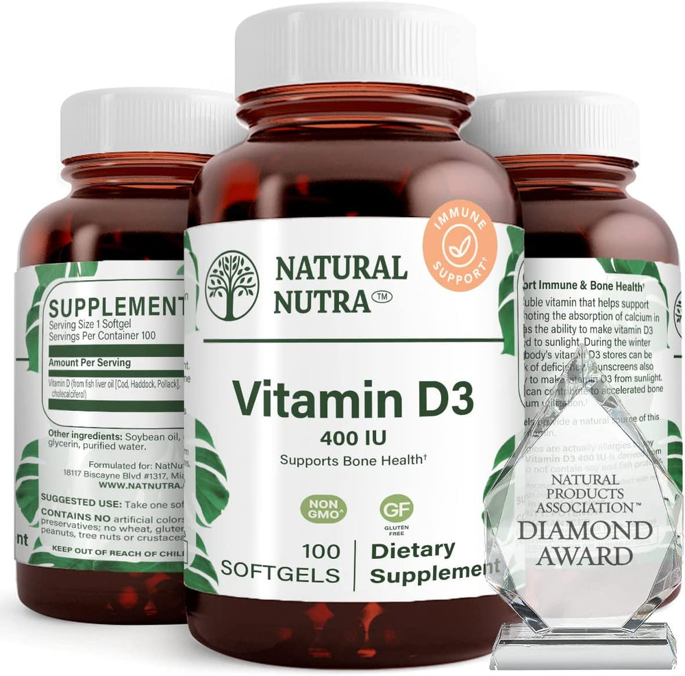 Vitamin D3 400 IU - Natural Nutra