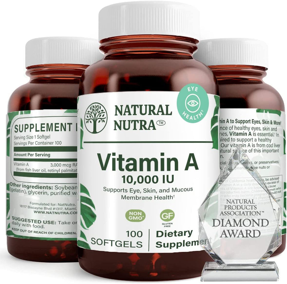 Vitamin A 10,000 IU - Natural Nutra