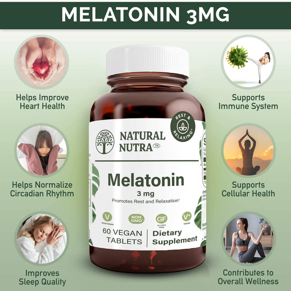 
                  
                    Melatonin 3mg - Natural Nutra
                  
                