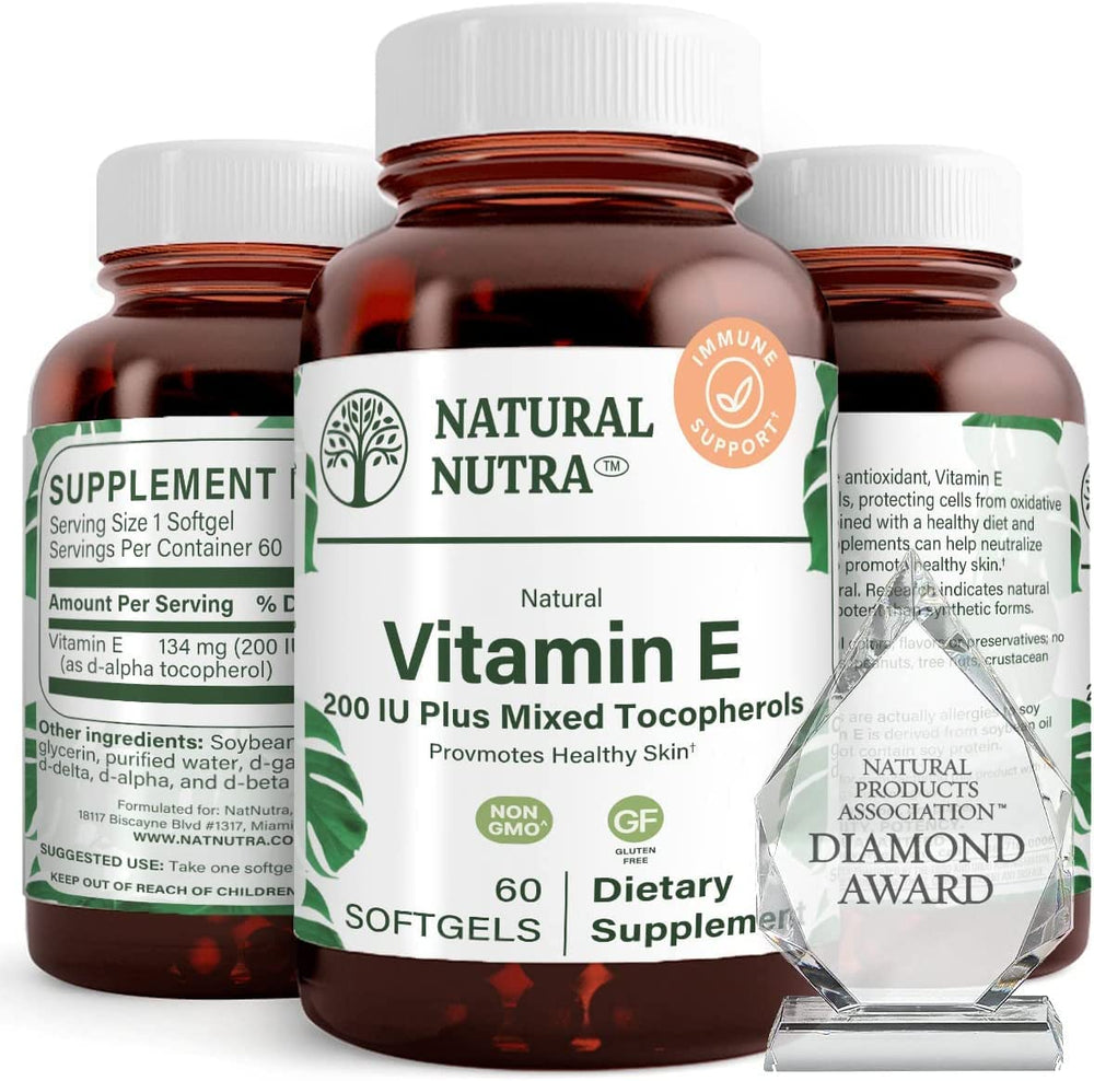 Vitamin E 200 IU - Natural Nutra