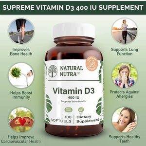 
                  
                    Vitamin D3 400 IU - Natural Nutra
                  
                