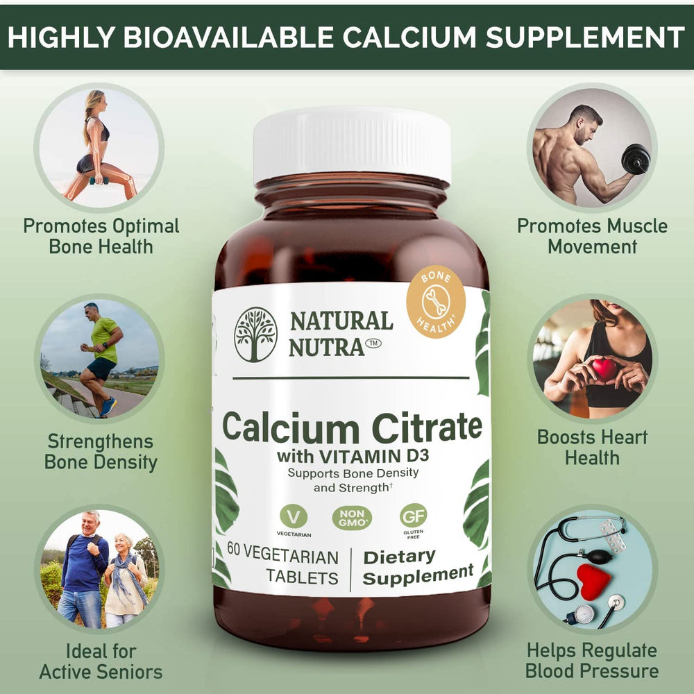 
                  
                    Calcium Citrate with Vitamin D3 - Natural Nutra
                  
                