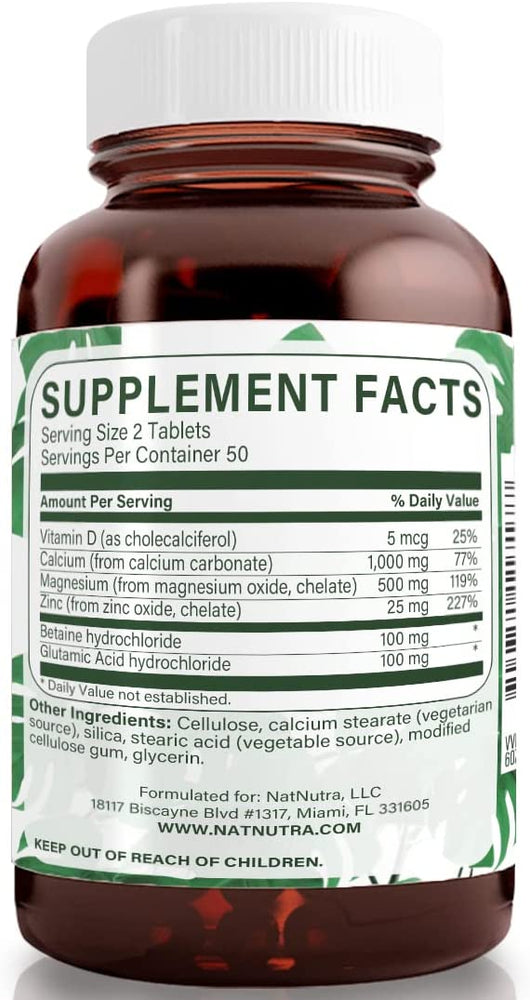 Calcium Citrate with Vitamin D3 - Natural Nutra