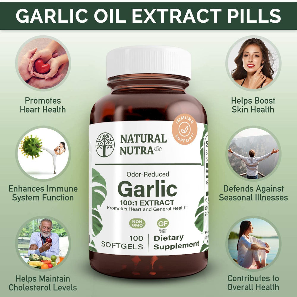 
                  
                    Odorless Garlic Oil Supplement - Natural Nutra
                  
                