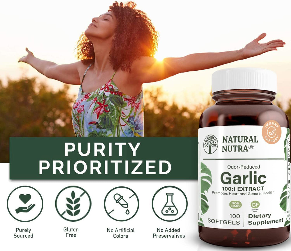 
                  
                    Odorless Garlic Oil Supplement - Natural Nutra
                  
                