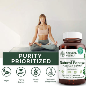 
                  
                    Papaya Chewable Plant Enzymes - Natural Nutra
                  
                