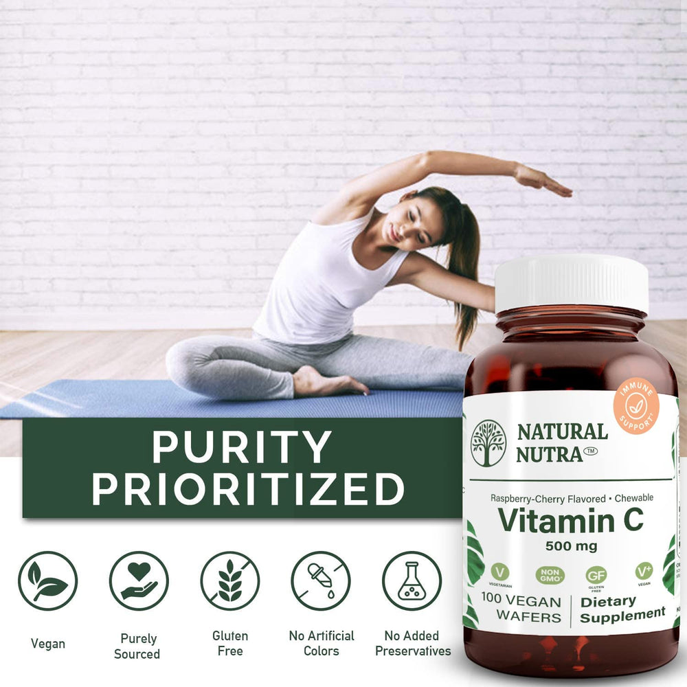 
                  
                    Chewable Raspberry-Cherry Vitamin C - Natural Nutra
                  
                